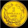 Image 2 : 1874 Rare Gold Dollar CLOSELY UNCIRCULATED