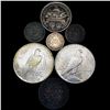 Image 2 : 1800 - 1925 5C Sheild, $1 Peace, 50C Columbian,