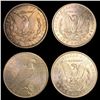 Image 2 : 4 Misc Silver Dollars UNCIRCULATED