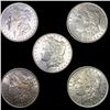 Image 1 : (5) 1887-8 Morgan Dollars UNCIRCULATED