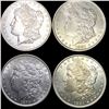 Image 1 : 4 Morgan Dollars UNCIRCULATED