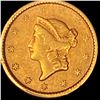 Image 1 : 1851 Rare Gold Dollar CLOSELY UNCIRCULATED