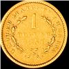 Image 2 : 1851 Rare Gold Dollar CLOSELY UNCIRCULATED