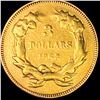 Image 2 : 1863 $3 Gold Piece ABOUT UNCIRCULATED