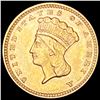 Image 1 : 1874 Ty 3 Rare Gold Dollar UNCIRCULATED