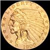 Image 1 : 1908 $2.50 Gold Quarter Eagle CLOSELY UNC