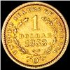 Image 2 : 1853-O Ty 2 Rare Gold Dollar CLOSELY UNCIRCULATED