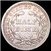 Image 2 : 1843 Seated Liberty Half Dime UNCIRCULATED