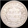 Image 2 : 1858 Seated Liberty Half Dime UNCIRCULATED