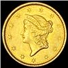 Image 1 : 1851 Ty 1 Rare Gold Dollar UNCIRCULATED