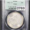 Image 1 : 1882-CC Morgan Silver Dollar PCGS - MS63
