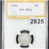 Image 1 : 1906 Barber Dime PGA - MS62