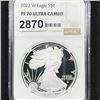 Image 1 : 2022-W Silver Eagle Dollar NGC - PF70 Ultra Cameo