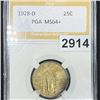 Image 1 : 1928-D Standing Liberty Quarter PGA - MS64+