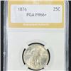 Image 1 : 1876 Standing Liberty Quarter PGA - PR66+