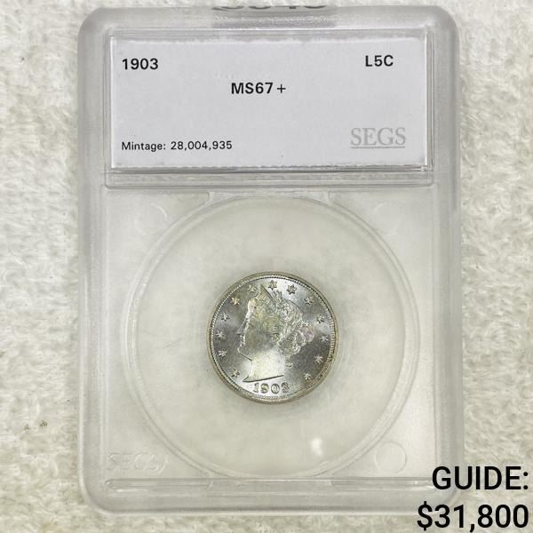 1903 5C Liberty Victory SEGS MS67+