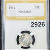 Image 1 : 1911 Barber Dime PGA - MS64