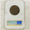 Image 2 : 1797 97 REV Stems Draped Bust Large Cent NGC-XF40 BN