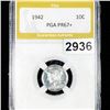 Image 1 : 1942 Mercury Dime PGA - PR67+