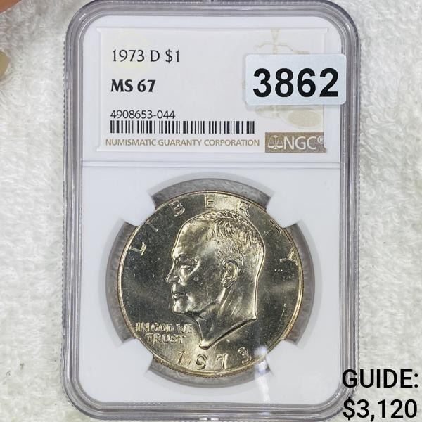 1973-D Eisenhower NGC MS67