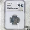 Image 1 : 1835 25C Capped Bust NGC AU58