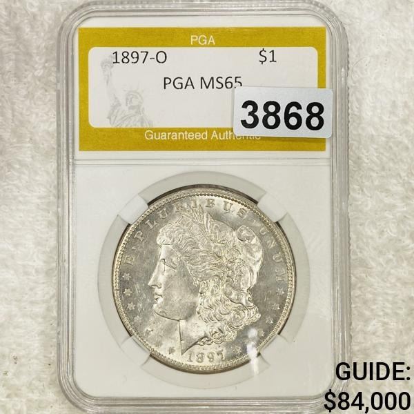 1897-O $1 Morgan PGA MS65