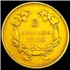 Image 2 : 1854 $3 Gold Piece HIGH GRADE