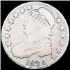 Image 1 : 1824 Capped Bust Half Dollar NICELY CIRCULATED