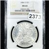 Image 1 : 1884-O Morgan Silver Dollar NGC - MS64