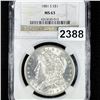 Image 1 : 1881-S Morgan Silver Dollar NGC - MS63