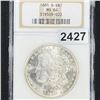 Image 1 : 1881-S Morgan Silver Dollar NGC - MS64