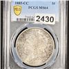 Image 1 : 1885-CC Morgan Silver Dollar PCGS - MS64