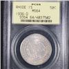 Image 1 : 1936-D Rhode Island Half Dollar PCGS - MS64