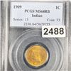 Image 1 : 1909 Indian Head Cent PCGS - MS64RB