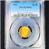 Image 1 : 1903 $2.50 Gold Quarter Eagle PCGS - MS62