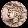 Image 1 : 1921 Silver Peace Dollar ABOUT UNCIRCULATED