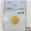 Image 1 : 1854-O $3 Rare Gold Coin NNC AU55