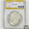 Image 1 : 1879-CC $1 Morgan PGA MS62+