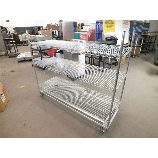 Stainless Steel Storage Rack On Wheels