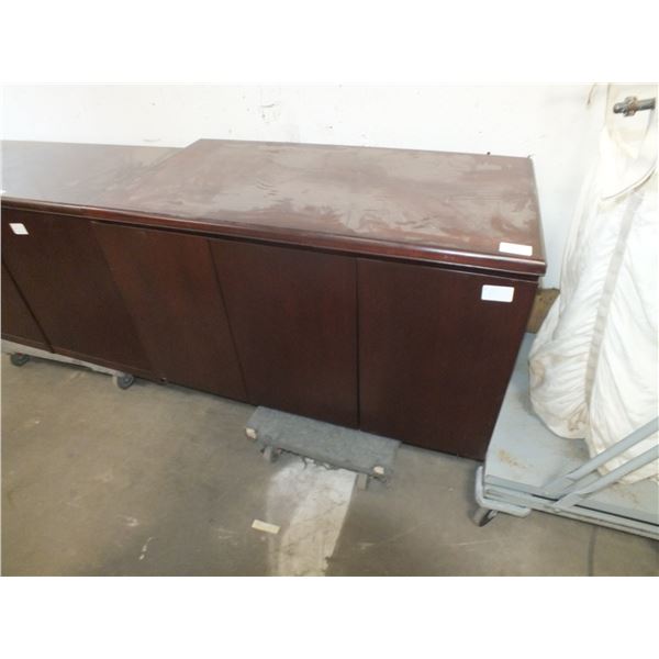 2 Wooden Storage Cabinets