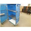 Image 1 : Blue Storage Cart On Wheels
