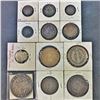 Image 2 : 12 Misc Foreign Coins NICELY CIRCULATED