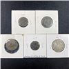 Image 2 : 5 Misc French Coins UNCIRCULATED