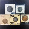 Image 1 : 5 British Misc Coins NICELY CIRCULATED