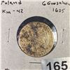 Image 1 : Polish 6 Groschan, 1625 LIGHTLY CIRCULATED