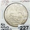Image 1 : 1878 Mexico 8 Reales NEARLY UNCIRCULATED