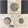 Image 1 : Misc Foreign Coins, x3 NEARLY UNCIRCULATED