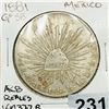 Image 1 : 1881 Mexico 8 Reales NEARLY UNCIRCULATED