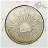 Image 2 : 1869 Mexico 8 Reales ABOUT UNCIRCULATED