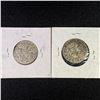 Image 2 : Polish Middle Age 6 Groschen, x2 NEARLY UNCIRCULA